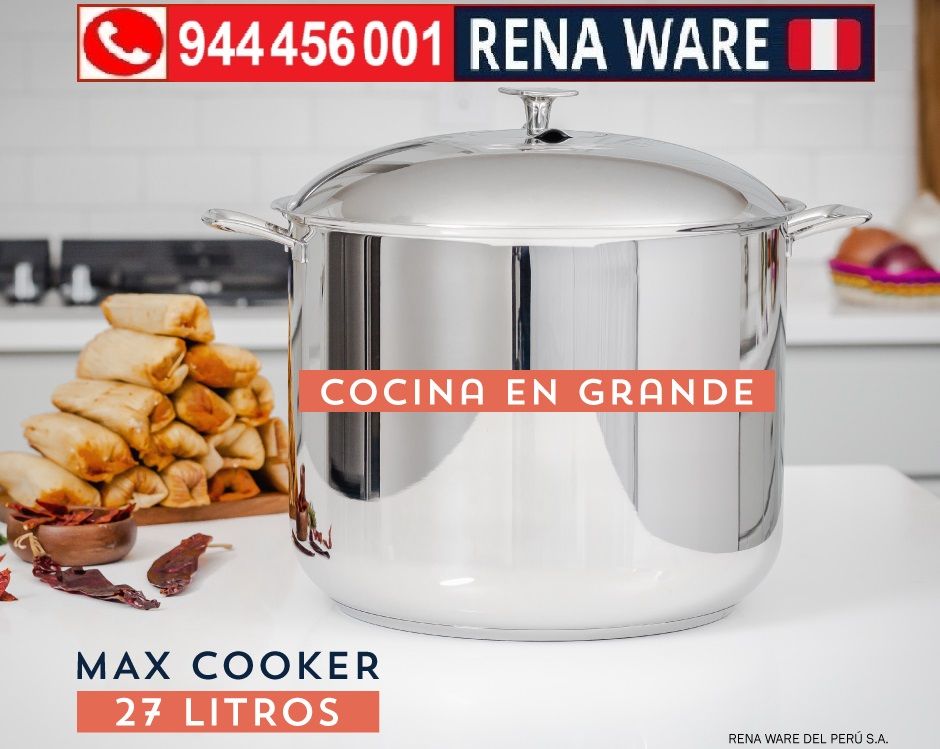 🎉🍲 ¡LA OLLA Rena Ware GIGANTE QUE ESTÁ CAUSANDO FUROR EN LAS COCINAS DEL PERÚ! 🇵🇪🔥:  Olla Rena Ware de 27 L