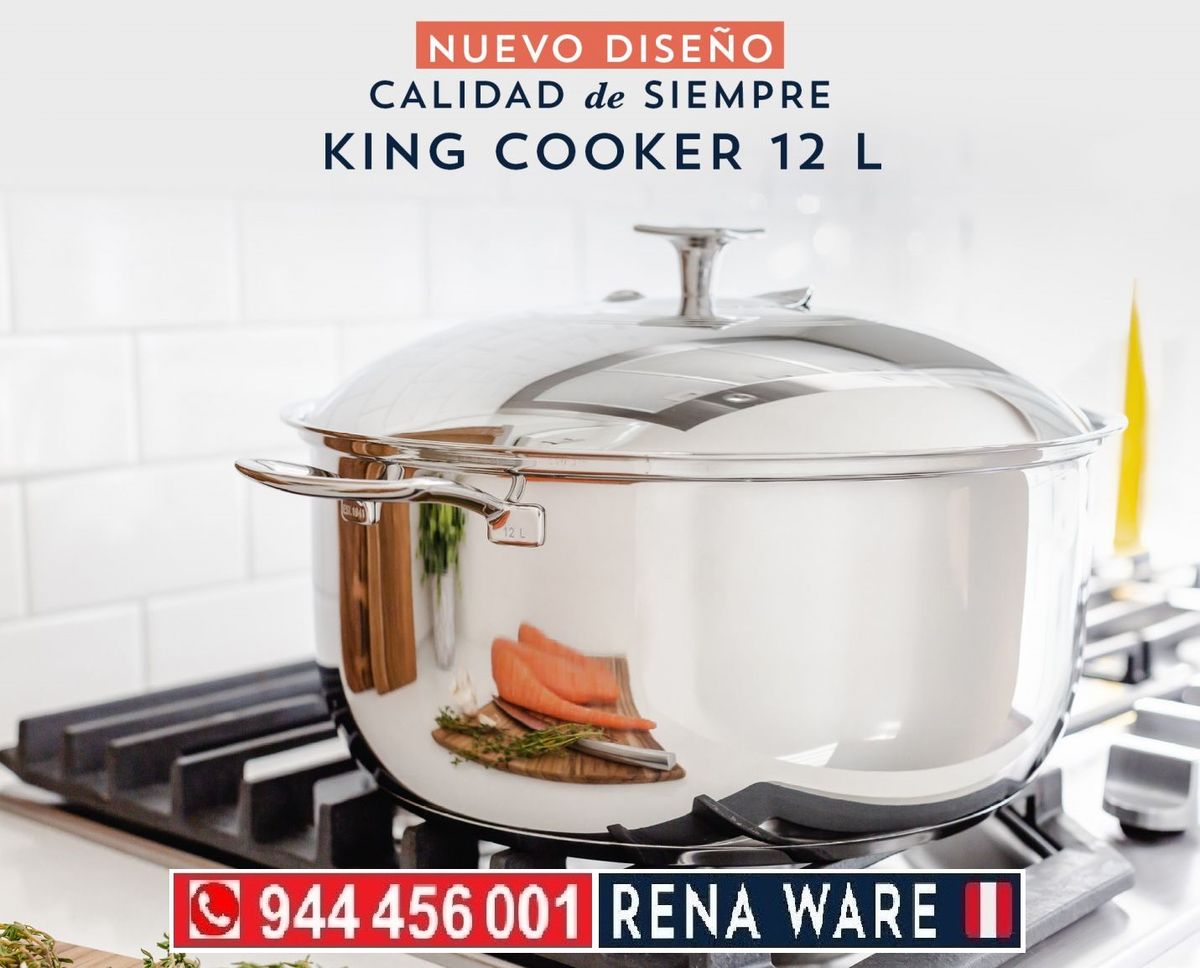 🤴🏻 ¡La Olla Rena Ware de 12 L (KING COOKER) que Está Rompiendo la Cocina en TODO el Perú! 👑💥