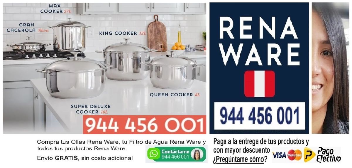 ¡Cocina a lo grande con las Ollas Grandes Rena Ware! Piezas JUMBO