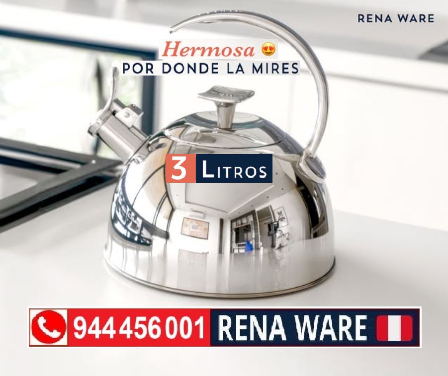 🫖 ¡Revoluciona tu Salud y tu Cocina en Perú con la Tetera Rena Ware de 3 L — Llévatela GRATIS HOY! 🫖