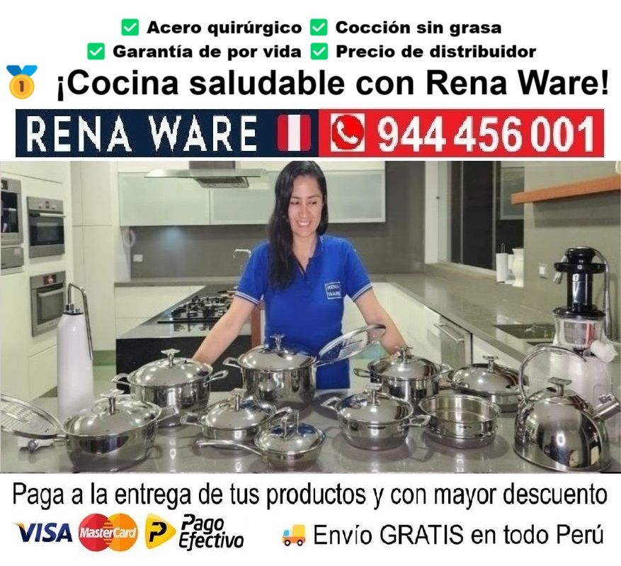 🔥 ¡Revoluciona tu cocina con Rena Ware! Salud, Ahorro y Bienestar para tu familia en todo el Perú