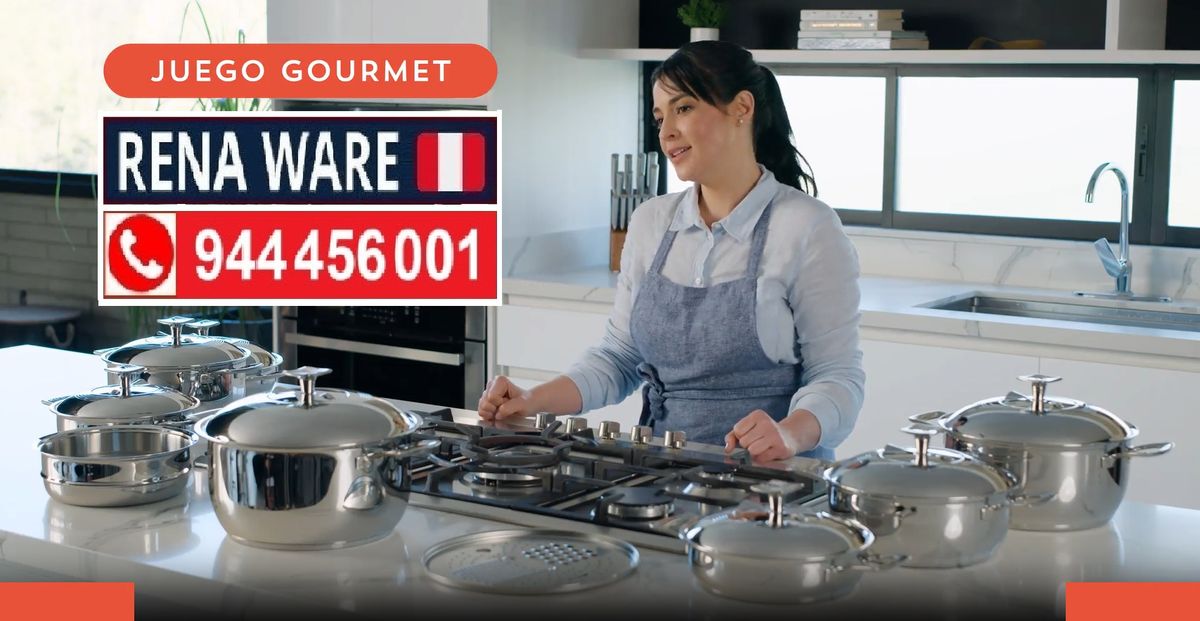 Invierte en salud y elegancia con Ollas RENA WARE Perú: Ollas de acero inoxidable con garantía de por vida 🇵🇪
