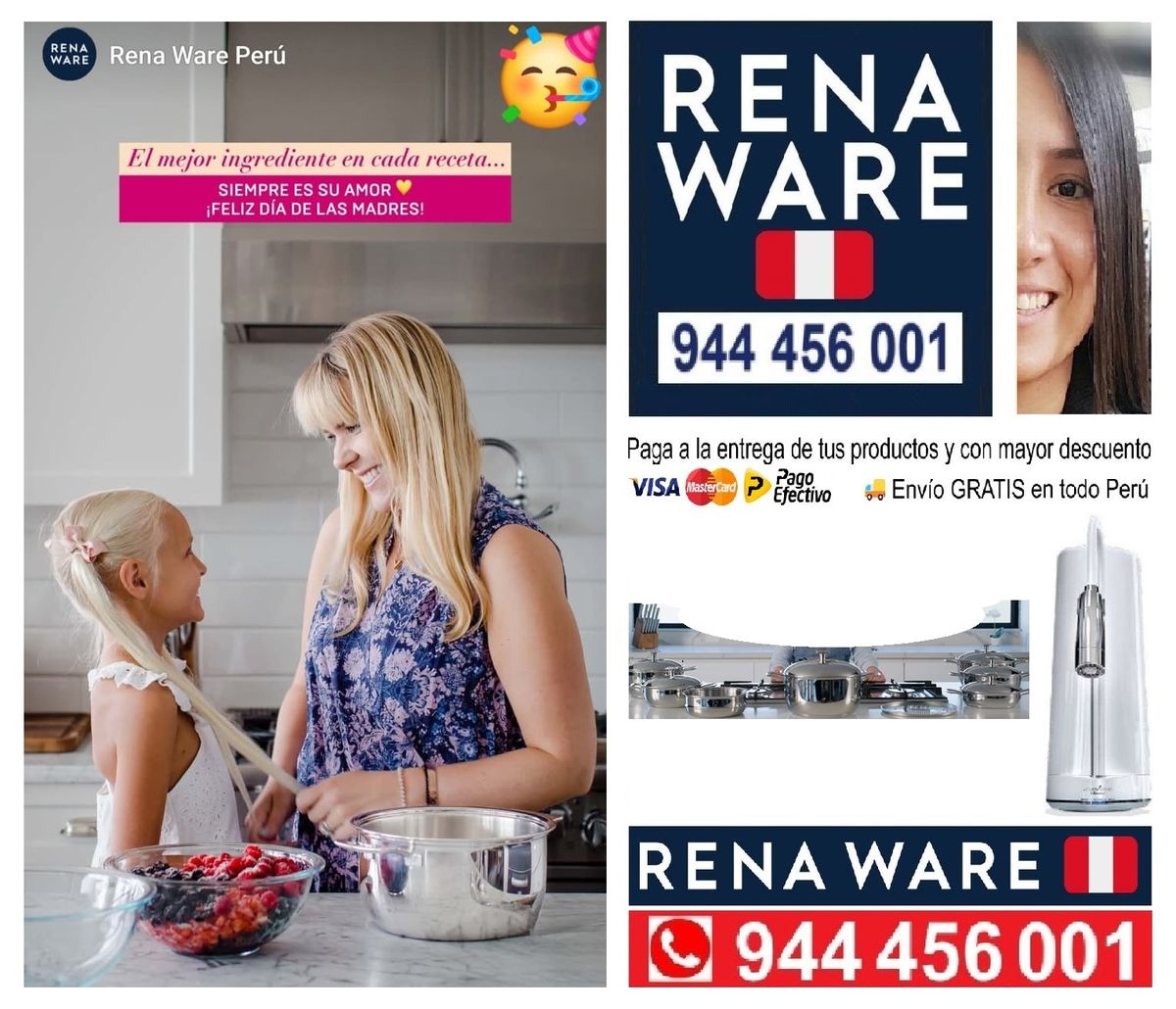 💗¡Celebra el Amor de Mamá con Rena Ware y su 59° Aniversario en Perú! 🎉