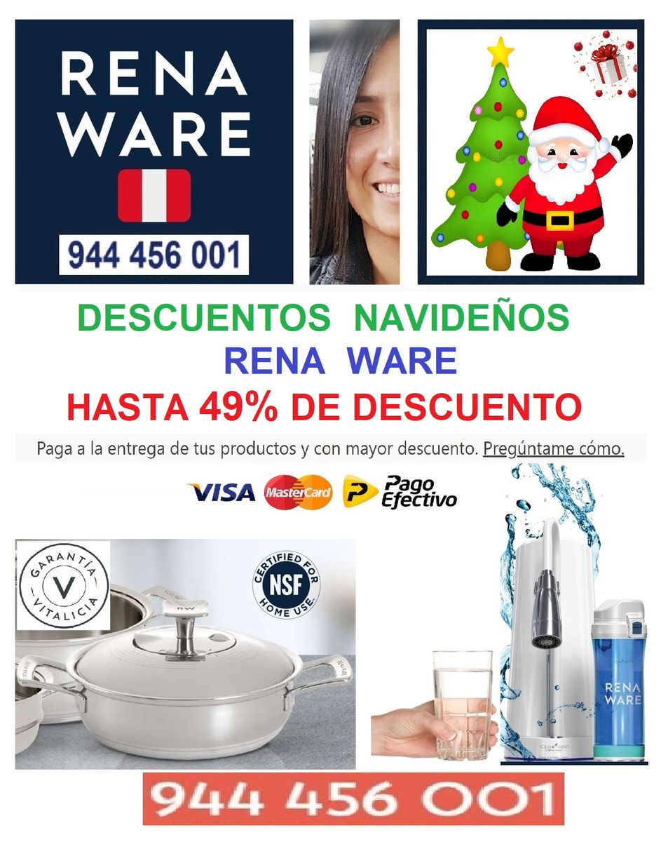 🎁🎄✨ ¡Descuentos Navideños RENA WARE!: Regala Salud ✨🎄🎅