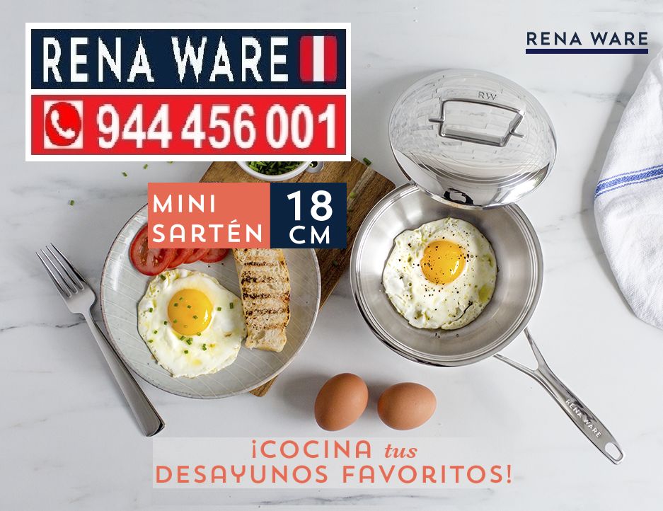 🥚 ¡La Mini SARTEN Rena Ware 18 CM que Está Enamorando a Todo el Perú! Cocina Saludable, Estilo y Garantía de por Vida en una Pieza ÚNICA 🍳