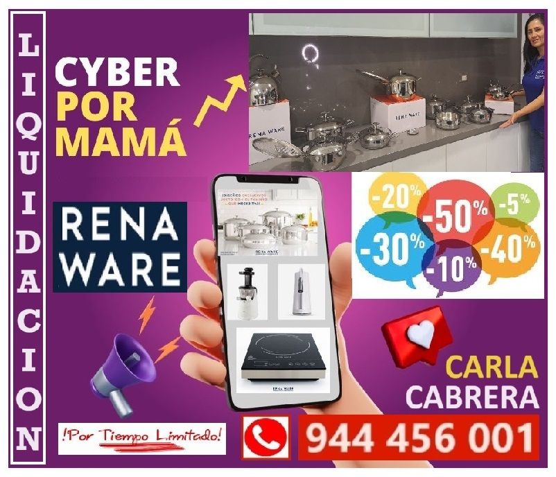 ⏳ LIQUIDACION de Promociones DIA DE LA MADRE Rena Ware: Mes de Mamá