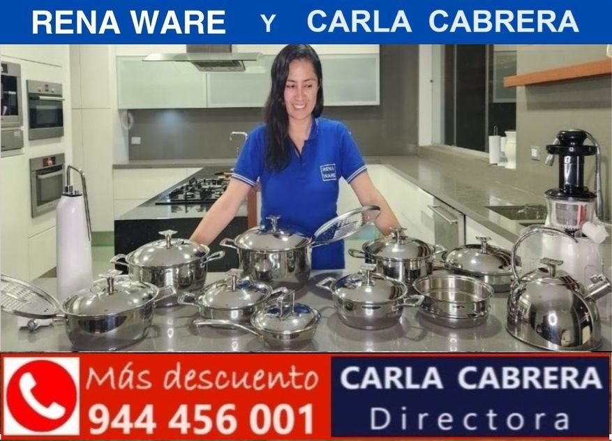 "Ollas RENA WARE con Carla Cabrera: Cocina saludable, compra segura"