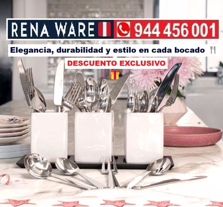 🍴🥄 ¡Juego de CUBIERTOS Rena Ware: Calidad y Elegancia en tu mesa! 🔥