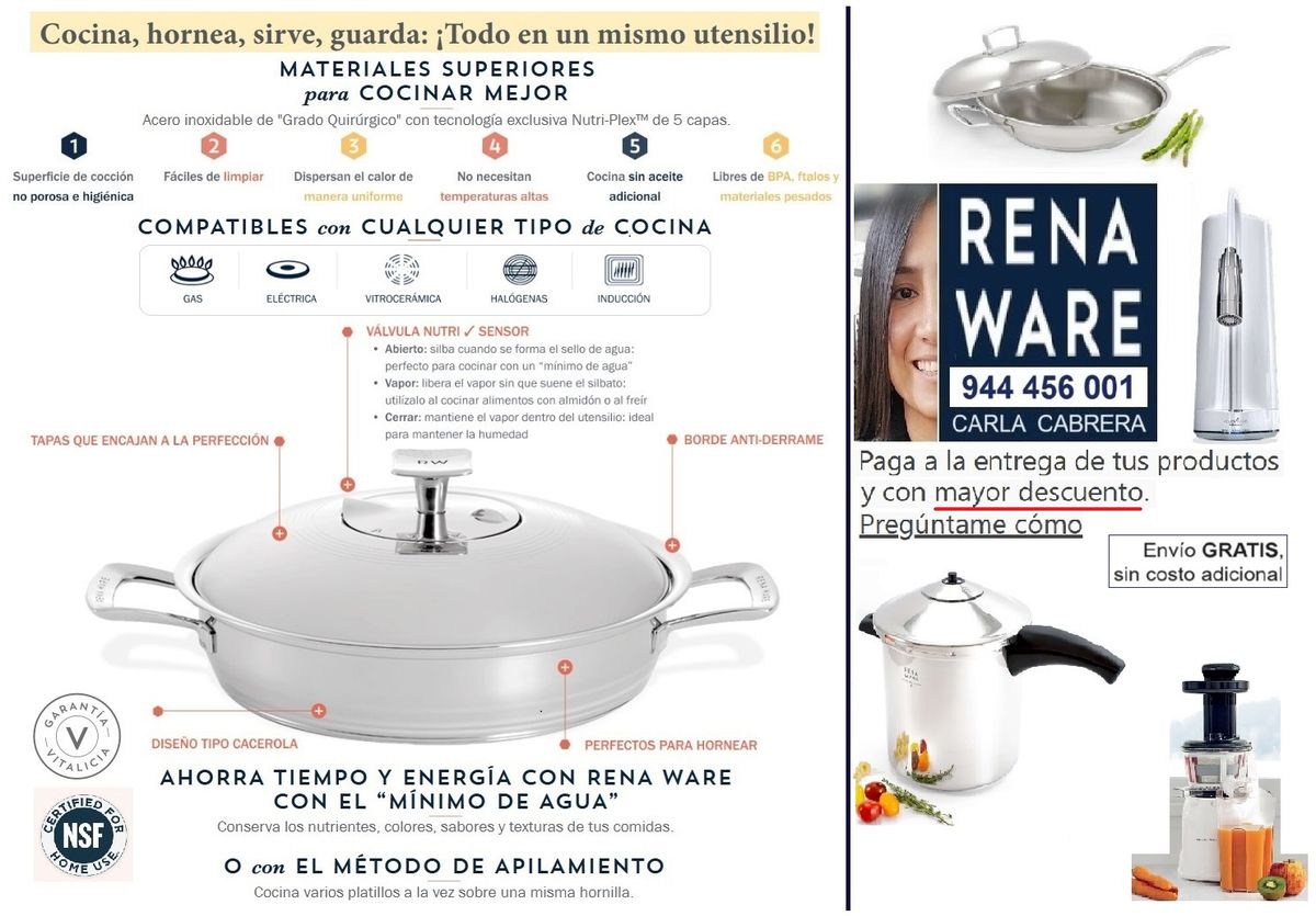 ¿Por qué comprar Ollas Rena Ware?